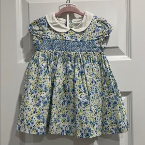 Janie and Jack Blue Floral Dress